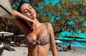 costa rica naked bikini beach - Costa Rican Model Karina Ramos Shows Off Her Incredible Abs, Sizzles In An  Animal-Print Bikini | Q COSTA RICA