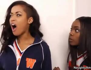 black cheerleader fucks coach - 2 Black Cheerleaders Fuck White Coach : XXXBunker.com Porn Tube