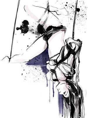 Hardcore Porn Drawings Colorful Art - Japanese Bondage #1 Art Print by Unique Drawing - Fine Art America