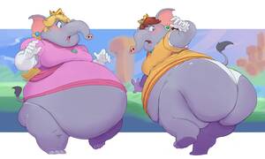 fat elephant xxx - Rule 34 - 2girls adorable anthro big ass big belly big butt blonde hair  brown hair cute elephant elephant daisy elephant fruit elephant peach fat  fat girl female female only grey skin