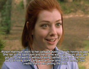 Alyson Hannigan Porn Captions - Not a relevant photo, I know. But funny though.
