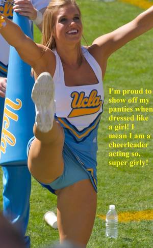 Cheerleader Porn Captions - Sissy captions in various types of pics. From panties to diapers. I'm