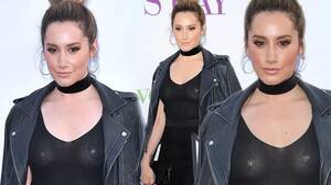 Ashley Tisdale Vagina Slip Porn - Ashley Tisdale left â€œdyingâ€ with embarrassment after she flashes her nipple  covers on red carpet - Mirror Online