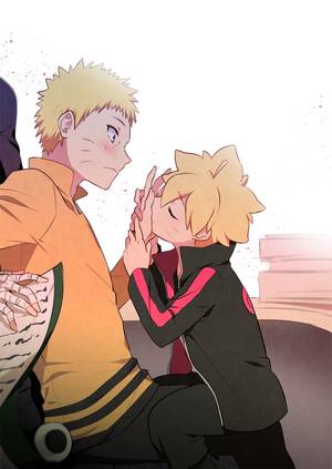 Naruto X Boruto Yaoi Porn - Uzumaki Naruto and Uzumaki Boruto.
