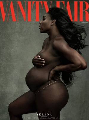 Anna Lou Vintage Pregnant - Pregnant Serena Williams & Alexis Ohanian By Annie Leibovitz For Vanity  Fair August 2017 Cover Story.