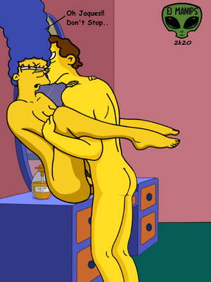 Footjob Marge Simpson Porn - Rule 34 - caption feet feet up fjm marge simpson on table orgasm face sex  text the simpsons | 4113570