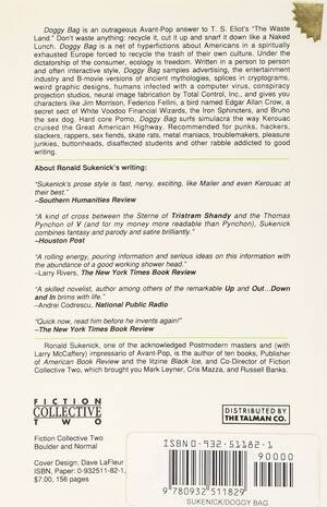 Forced Quadruple Amputee Porn - Doggy Bag (Black Ice Books): Sukenick, Ronald: 9780932511829: Amazon.com:  Books