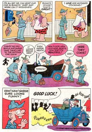 Beetle Bailey Sarge Porn - Jack Flap, thereby marking the first time a black character was integrated  intoâ€¦