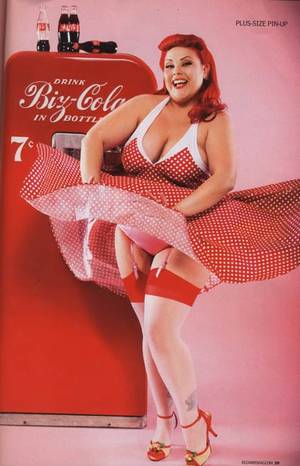 nude bbw pinups - Model April Flores. LOVE LOVE LOVE this retro photo shoot!