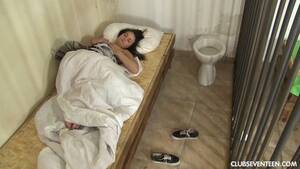 jail masturbation - Young arrested chick Anina Silk is masturbating in the prison - AnySex.com  Video
