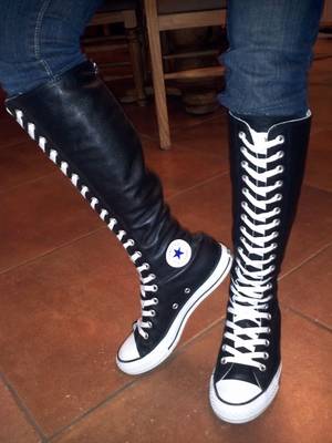 Converse Knee High Boots Porn - Awesome Converse boots Â· Knee High ...