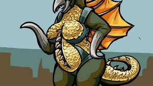 godzilla cartoon xxx - 