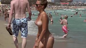 best boobs topless beach - Gorgeous boobs Topless on the Beach - ZB Porn