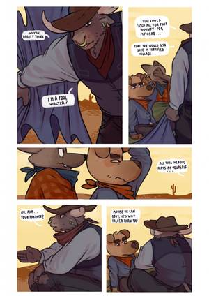 Gay Furry Trap Porn Comics - Turns out the bull has a bounty on his head.