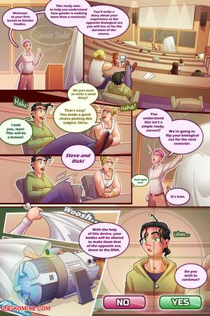 Gender Porn - âœ…ï¸ Porn comic FF For Gender Studies. TGedNathan. Sex comic sexy brunette  decided | Porn comics in English for adults only | sexkomix2.com