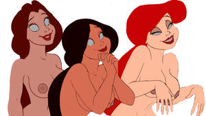 Ariel And Belle Porn - HypnoHub - aladdin (series) ariel beauty and the beast belle bimbettes  black hair breasts brown hair disney femsub gan (artist) happy trance  hypnosex (manipper) multiple girls nude princess jasmine red hair spiral