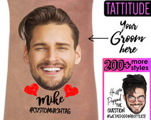 Cowgirls Barn Sex - Bachelorette Party Favors - Bachelorette Tattoo - Bachelorette Party Favor  - Groom's Face Tattoo - Bride