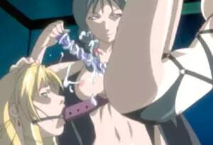 cameltoe dildo hentai - Bondage hentai gagging and shoving dildo to wetpussy - vikiporn.com