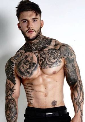 Hetero Male Porn Stars Tattoos - Tattooed Straight Male Porn Stars | Sex Pictures Pass
