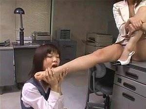 japanese lesbian office - Babes (1St week on the job went well)
