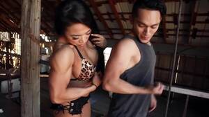 asian female bodybuilder - Huge asian female bodybuilder dominates skinny guy - BEST XXX TUBE
