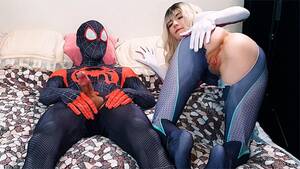 Beautiful Blonde Spider Girl Porn - Sexy Spider-Man Multiverse: Miles Morales Passionately Fucked Gwen Stacy &  Filled her Mouth with Cum - Pornhub.com