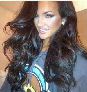 French Blue Eyed Brunette Sex - Gorgeous Long Dark Brunette Hair - Loose Curls - How my hair looked a few  times