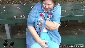 fat granny public - Granny Flashing In Public
