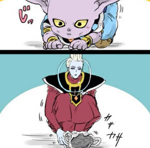 Beerus Dragon Ball Z Porn - Whis or Wiss from DragonBall Super. Dragon Ball Z and young Lord Beerus