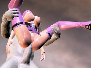 hentai monster cock whore - Big breasted 3D slut gets filled with a massive cock