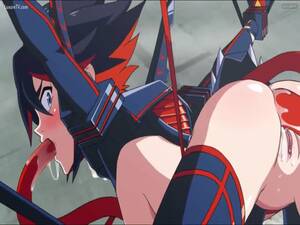 hentai fucking themselves - Wild hentai girl ties herself up and fucks herself with her tail cock -  LuxureTV