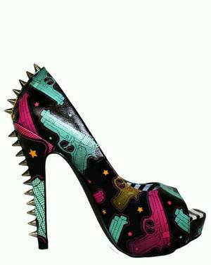 9 Tim Burton Porn - Guns and heels, best mix ever!