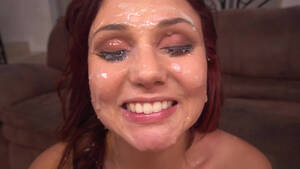 Facial Ariana Marie - Ariana Marie gets a surprise of five cocks cumming on her face - Porn  Movies - 3Movs