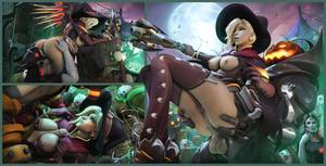 Halloween Witches Cartoon Porn - urbanatorsfm: â€œ Witch Mercy Appreciation - Poll Winner There was a severe  lack of Mercy at Halloween. I just ran out of time back in October, but  this will ...