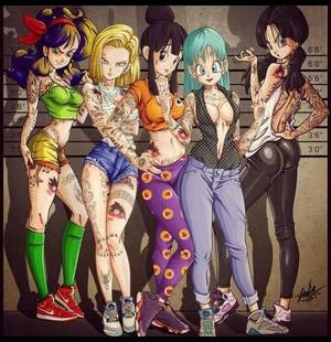 Android 18 Bulma Videl Porn - Girls