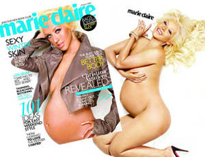 christina aguilera pregnant naked - Singer Christina Aguilera is naked and talking to Marie Claire about being  pregnant. Here is what the nude mom-to-be has to say about being pregnant:
