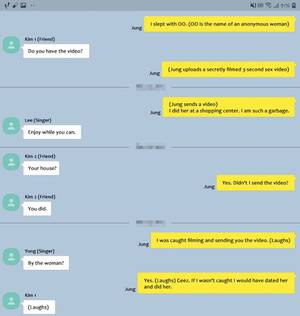 married chat rooms adult - You raped her': Jung Joon-young and Seungri's texts about sharing sex videos  | South China Morning Post