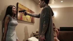 anal gunpoint - A blonde with a sexy face is getting touched at gunpoint today - PornID XXX