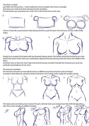 how to draw boobs - How to DRAW BREASTS - 69 porn photo