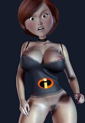 helen par tits - Helen Parr Elastigirl showing off her stretchy tits - 7 Pics | Hentai City