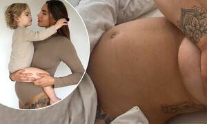 hard lumps after sex pregnant - Pregnant Jessica Shears shares steamy snap as she strips off to reveal  growing baby bump | Daily Mail Online