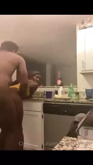 ebony shemale kitchen - hot ebony tgirl fucks in da kitchen | xHamster