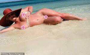 naked beach instagram - Britney Spears shares fully NUDE snap of herself laying on beach in new explicit  Instagram photo | Daily Mail Online