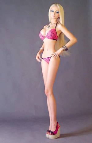 My Size Barbie Sex - human barbie valeria lukyanova - she looks like a doll! CRAZY!