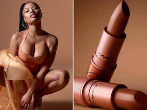 Nicki Minaj Porn Captions - M.A.C. and Nicki Minaj Team Up for Nude Lipstick Collection | Allure