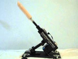 Bizarre Sex Toys Machine - Machine gun sex toy.
