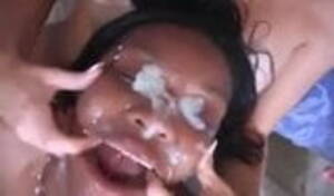cum covered black bitch - Black bitch covered in cum. | xHamster