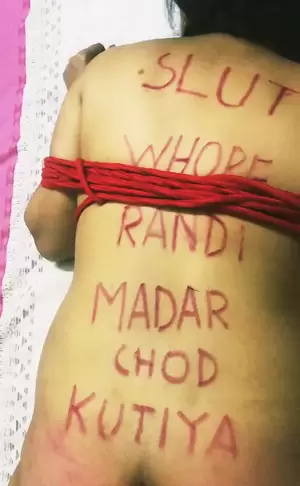 bdsm indian slut - Indian wife bdsm slave slut tied and whipped, big ass â€“ moaning loudly |  xHamster