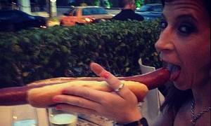 Hot Food Porn - sara j hot dog