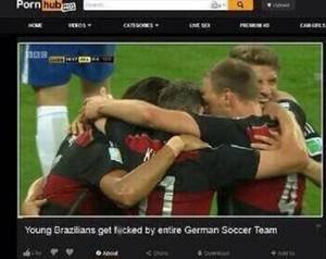 Humiliation Brazilian Porn - Germany v Brazil, the Sex Tapes: PornHub Begs Users to Stop Uploading  Humiliation Videos of World Cup Hosts